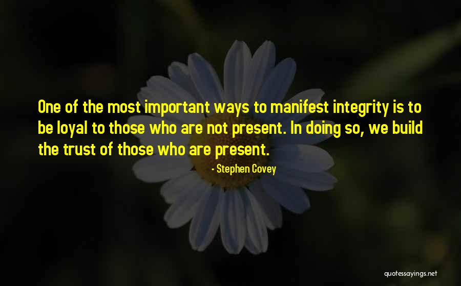 Trust Goes Both Ways Quotes By Stephen Covey