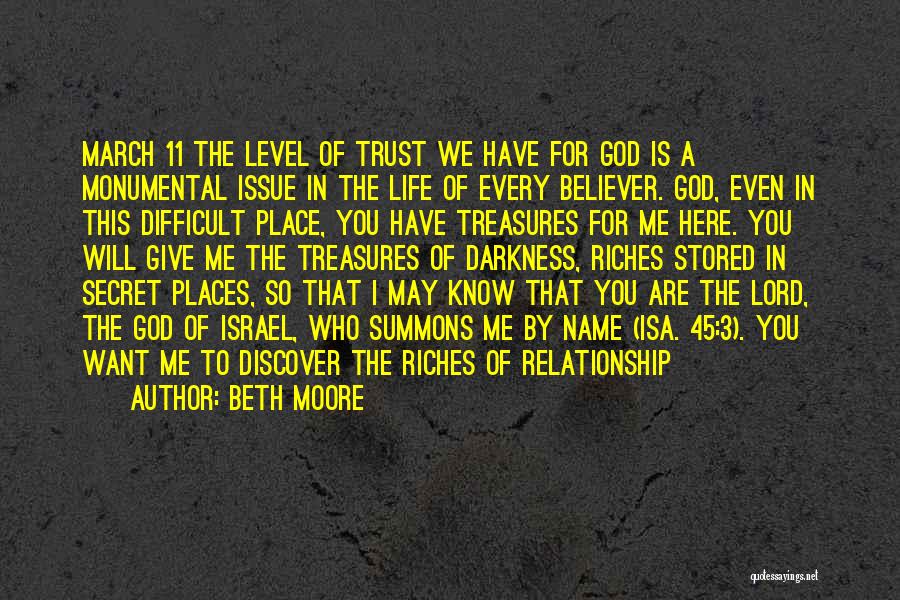 Trust In A Relationship Quotes By Beth Moore