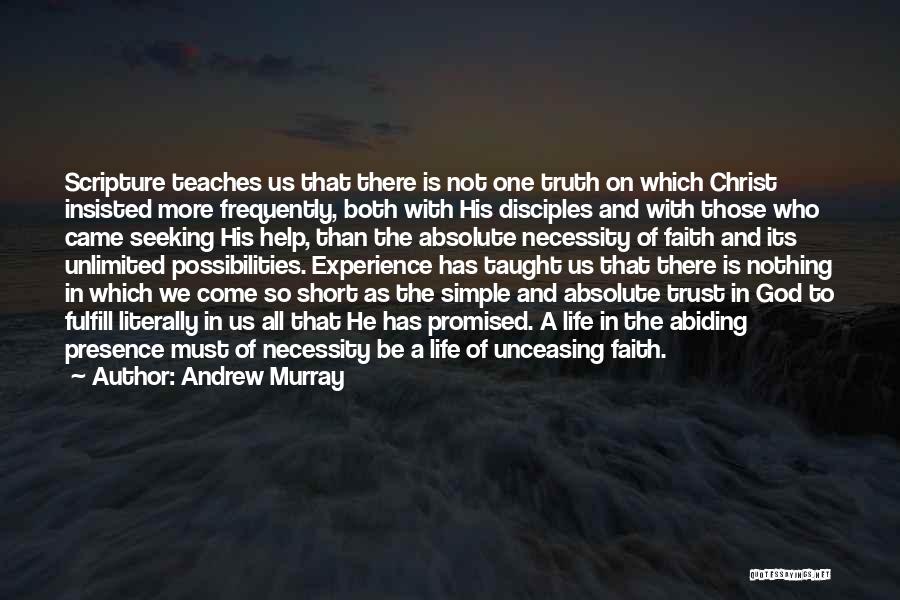 Trust In God Short Quotes By Andrew Murray