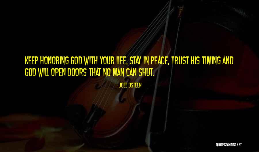 Trust In His Timing Quotes By Joel Osteen Trust In His Timing Quotes By Joel Osteen