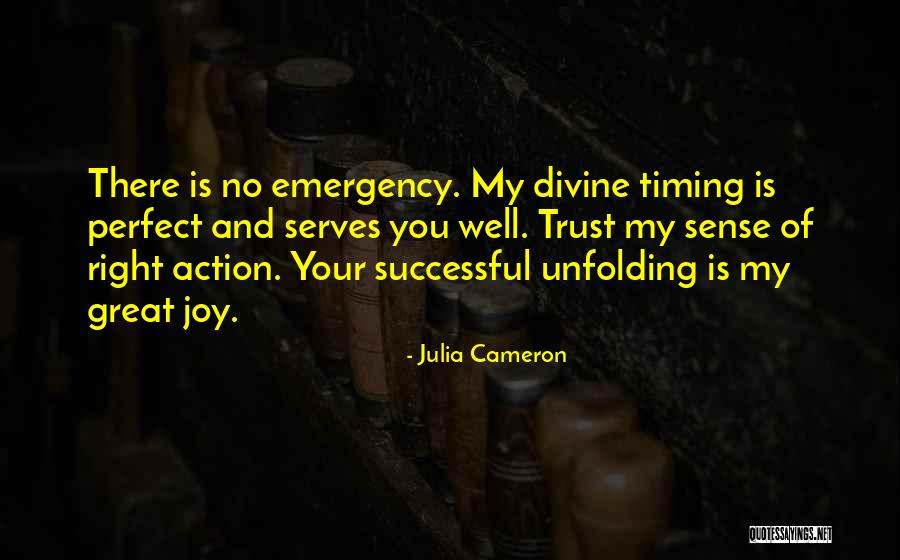 Trust In His Timing Quotes By Julia Cameron Trust In His Timing Quotes By Julia Cameron