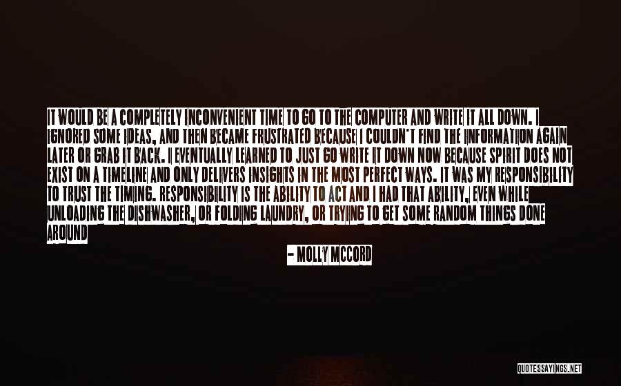 Trust In His Timing Quotes By Molly McCord Trust In His Timing Quotes By Molly McCord