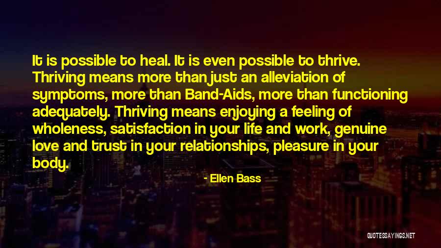 Trust In Love And Relationships Quotes By Ellen Bass