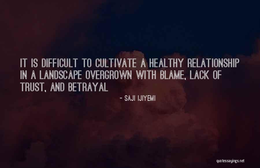 Trust In Love And Relationships Quotes By Saji Ijiyemi Trust In Love And Relationships Quotes By Saji Ijiyemi