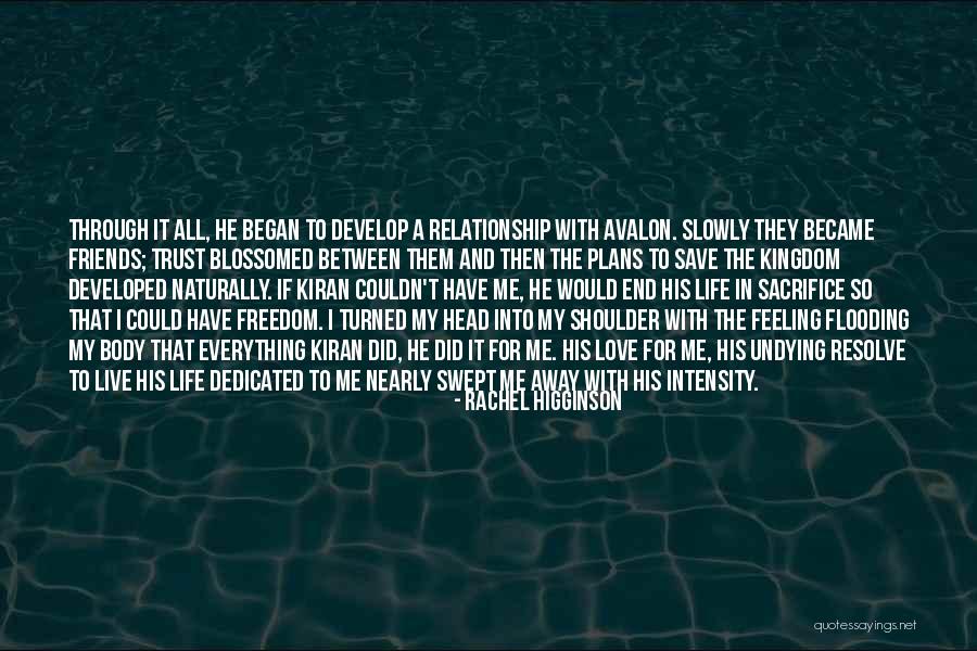 Trust In Love Quotes By Rachel Higginson Trust In Love Quotes By Rachel Higginson