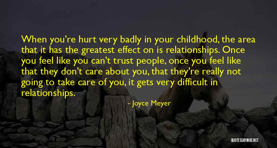 Trust In Relationships Quotes By Joyce Meyer