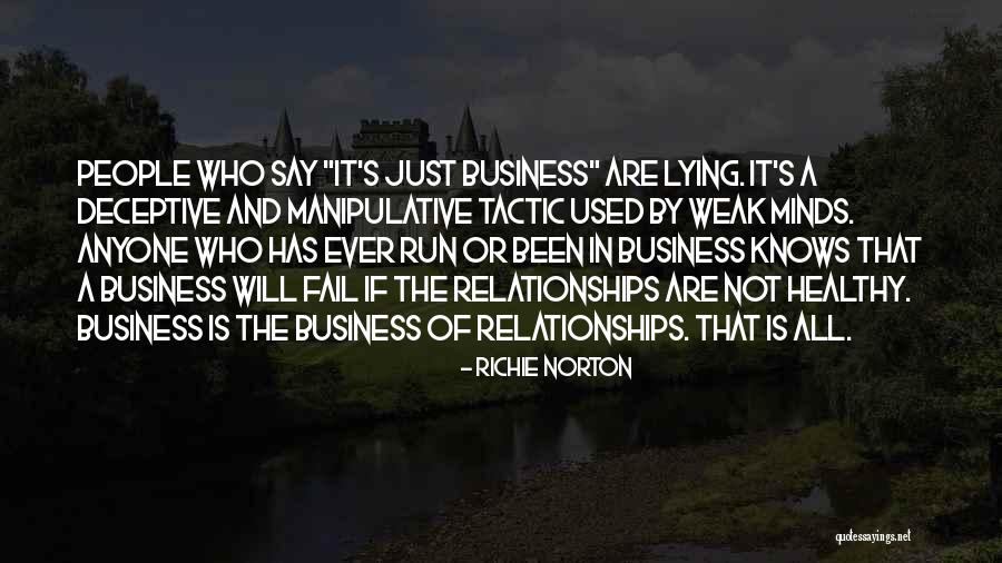 Trust In Relationships Quotes By Richie Norton