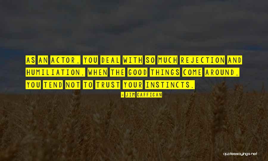 Trust Instincts Quotes By Jim Gaffigan Trust Instincts Quotes By Jim Gaffigan