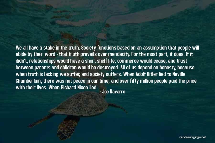 Trust Is Based On Quotes By Joe Navarro Trust Is Based On Quotes By Joe Navarro