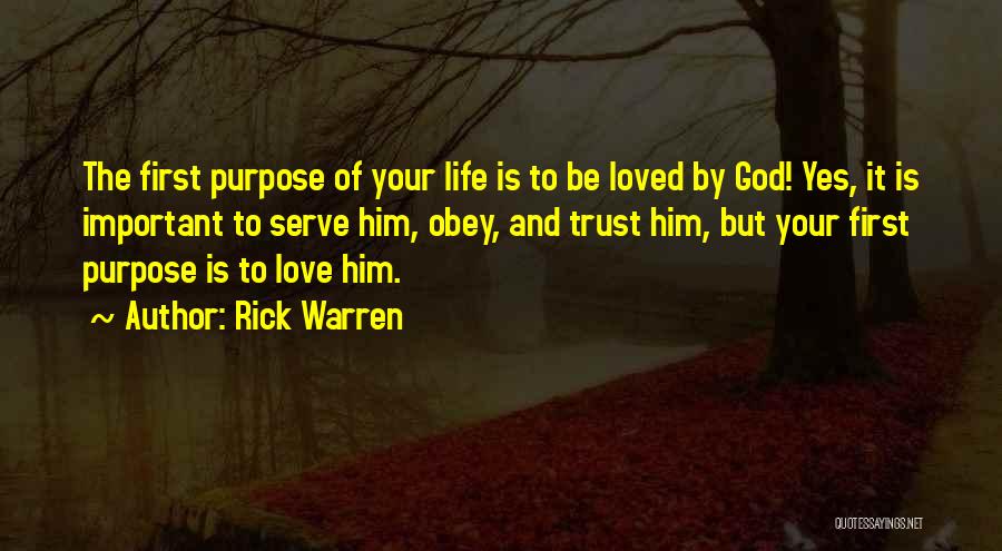 Trust Is More Important Than Love Quotes By Rick Warren