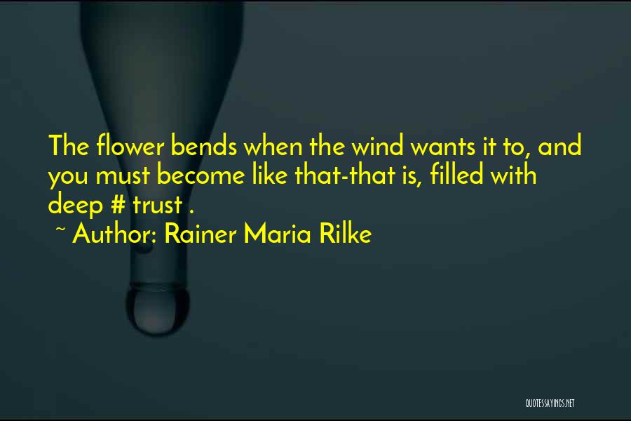 Trust Is Must Quotes By Rainer Maria Rilke