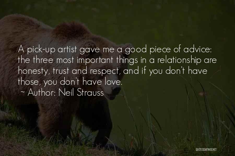 Trust Love And Honesty Quotes By Neil Strauss