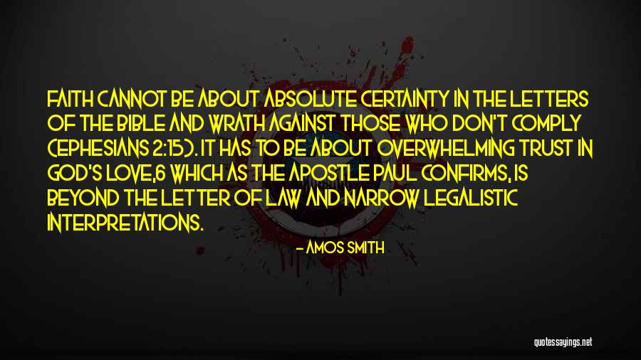 Trust Love Quotes By Amos Smith Trust Love Quotes By Amos Smith
