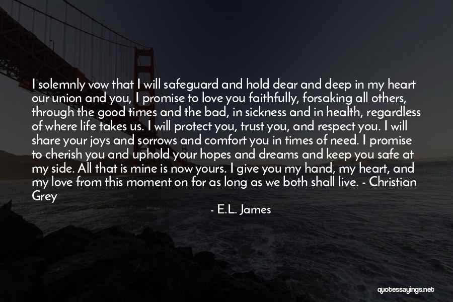 Trust Love Quotes By E.L. James Trust Love Quotes By E.L. James
