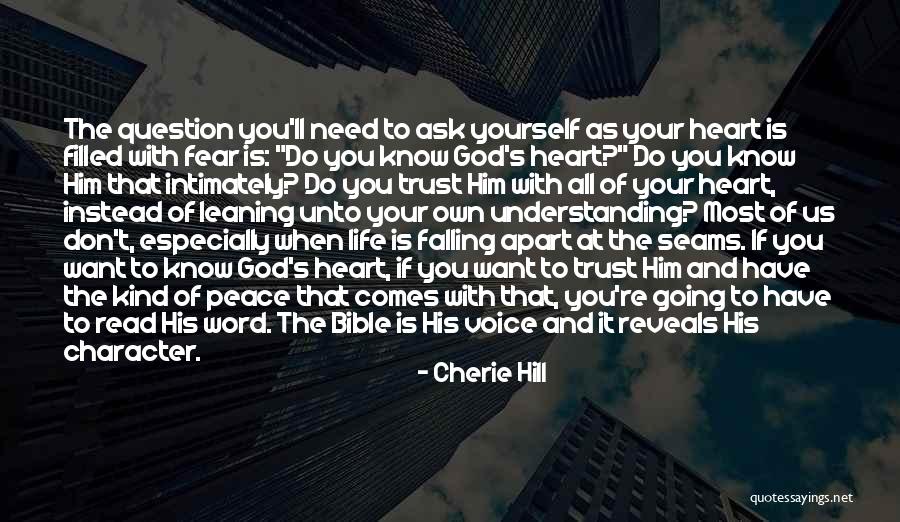 Trust Me Bible Quotes By Cherie Hill