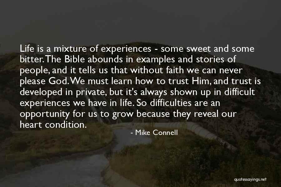 Trust Me Bible Quotes By Mike Connell