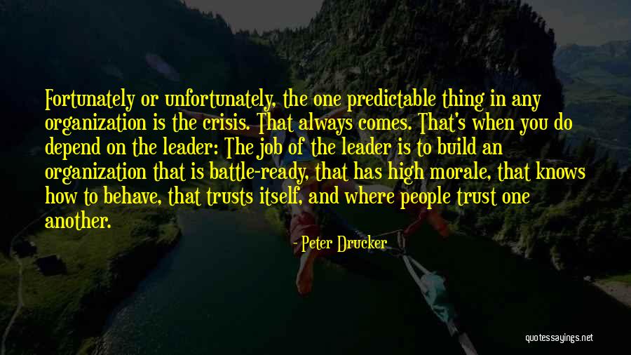 Trust One Another Quotes By Peter Drucker Trust One Another Quotes By Peter Drucker