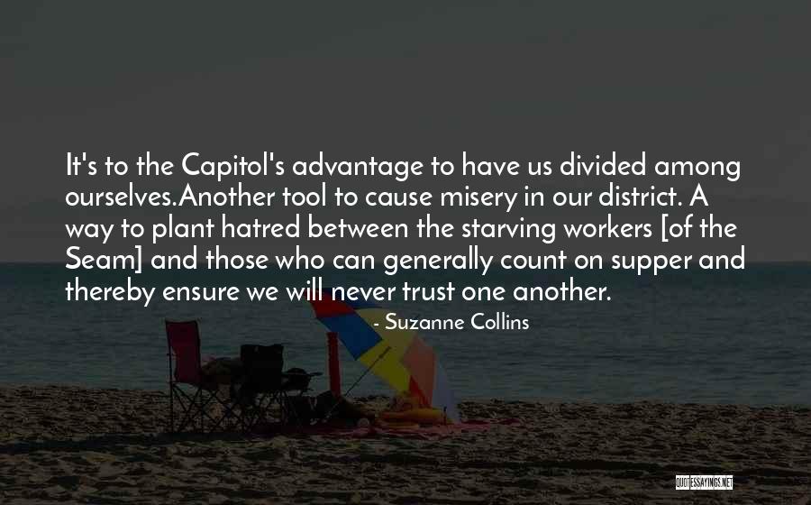 Trust One Another Quotes By Suzanne Collins Trust One Another Quotes By Suzanne Collins