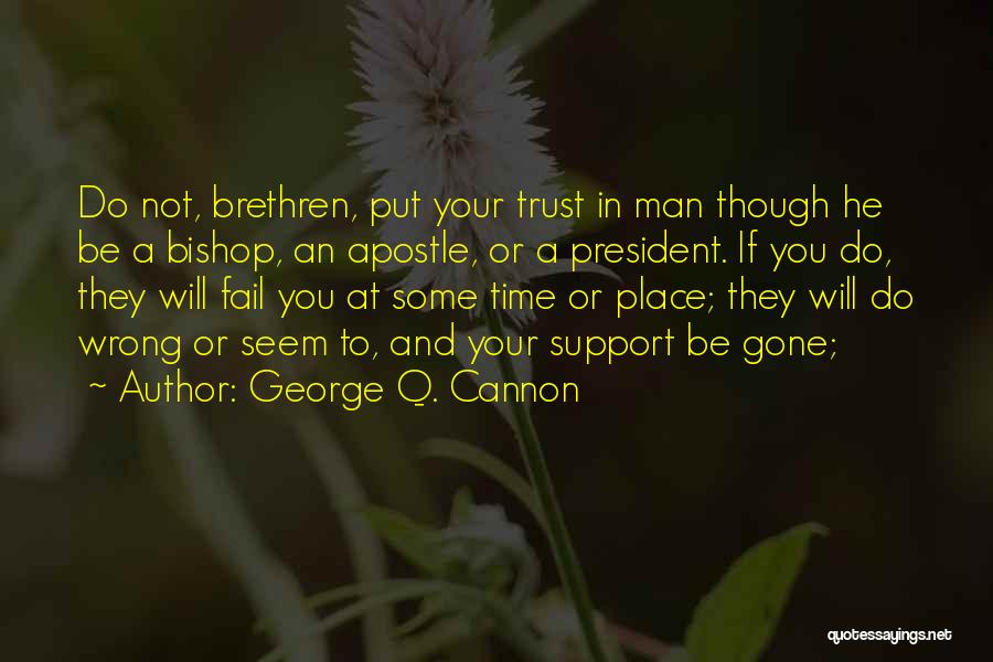 Trust Or Not Quotes By George Q. Cannon