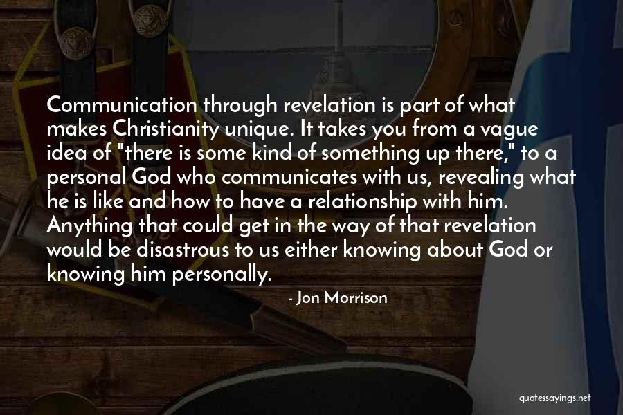 Trust Relationship Bible Quotes By Jon Morrison