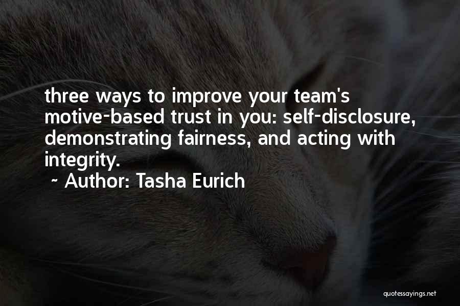 Trust Self Quotes By Tasha Eurich