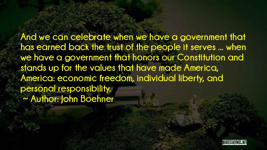 Trust The Government Quotes By John Boehner