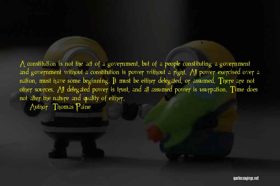 Trust The Government Quotes By Thomas Paine