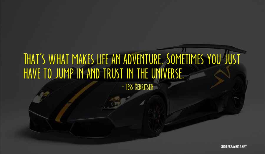 Trust The Universe Quotes By Tess Gerritsen Trust The Universe Quotes By Tess Gerritsen