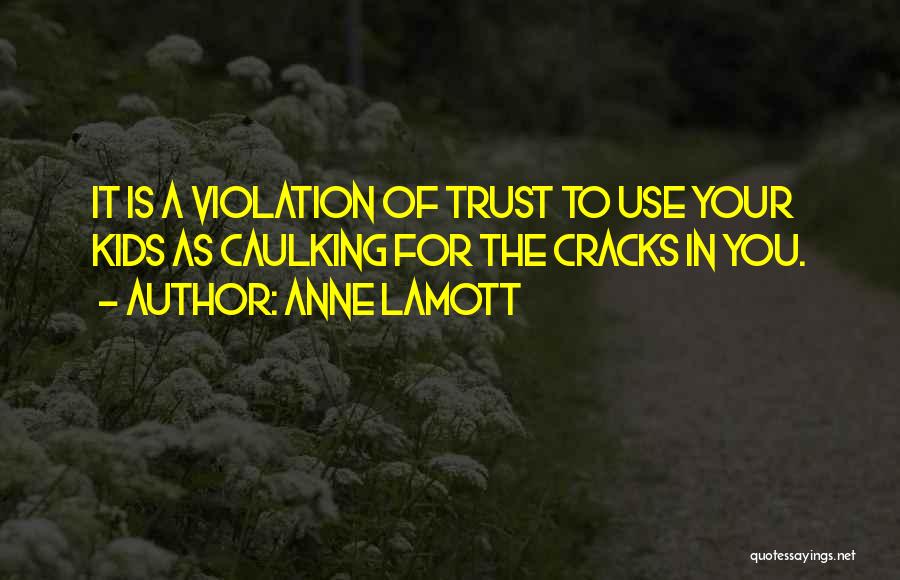 Trust Violation Quotes By Anne Lamott