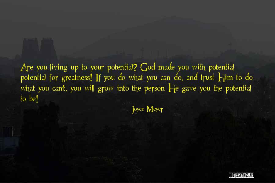 Trust With God Quotes By Joyce Meyer Trust With God Quotes By Joyce Meyer