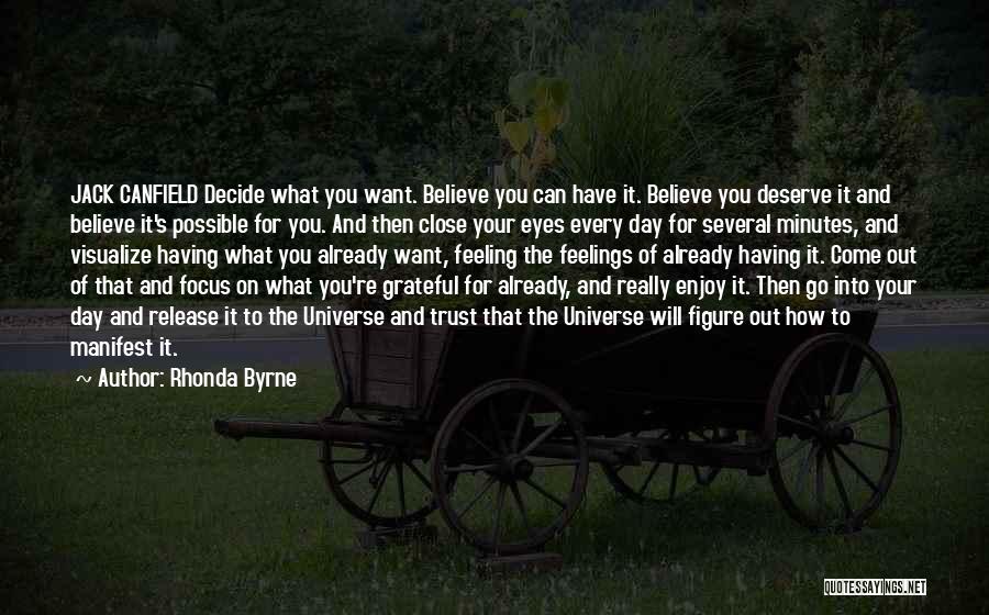 Trust Your Feelings Quotes By Rhonda Byrne