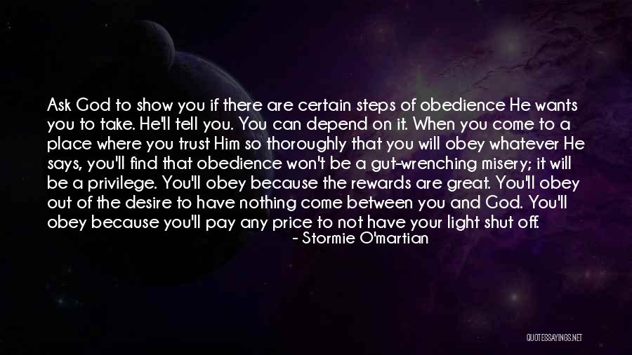 Trust Your Gut Quotes By Stormie O'martian Trust Your Gut Quotes By Stormie O'martian