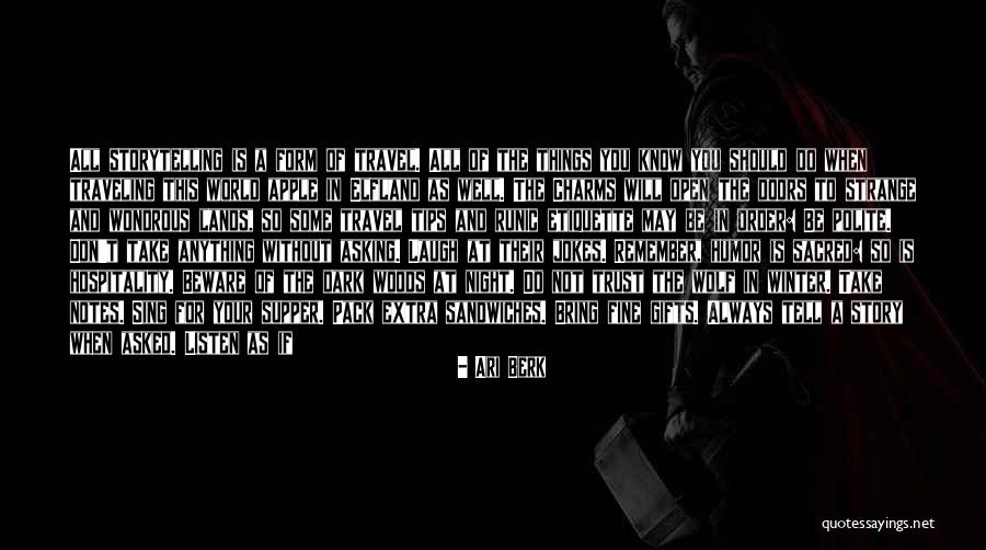 Trust Your Story Quotes By Ari Berk Trust Your Story Quotes By Ari Berk