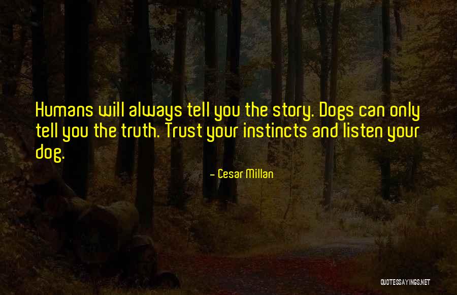 Trust Your Story Quotes By Cesar Millan Trust Your Story Quotes By Cesar Millan