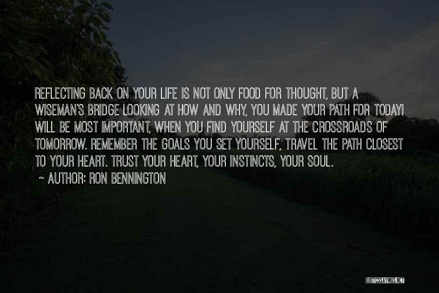 Trust Yourself Inspirational Quotes By Ron Bennington