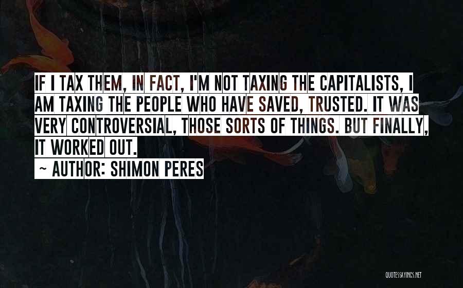 Trusted U Quotes By Shimon Peres