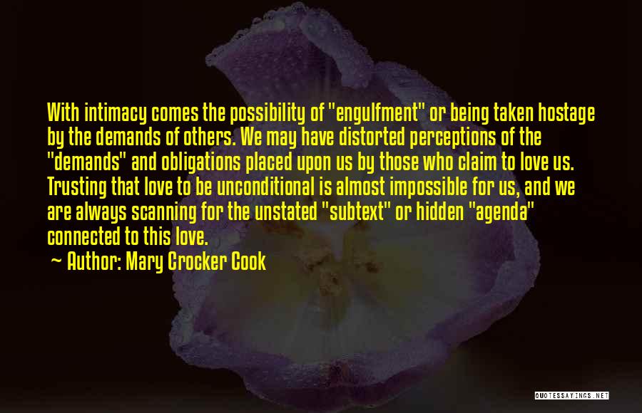 Trusting Love Quotes By Mary Crocker Cook