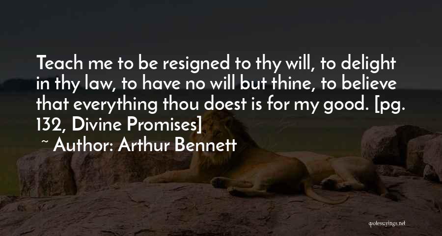 Trusting Me Quotes By Arthur Bennett