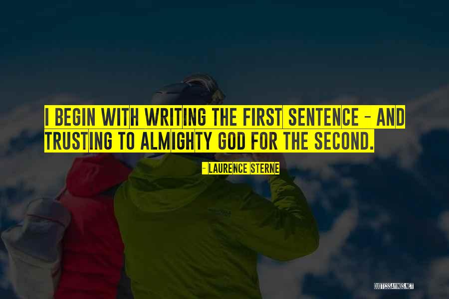 Trusting Quotes By Laurence Sterne Trusting Quotes By Laurence Sterne