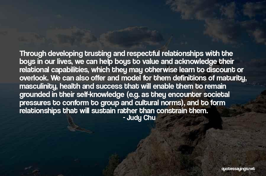 Trusting Relationships Quotes By Judy Chu Trusting Relationships Quotes By Judy Chu