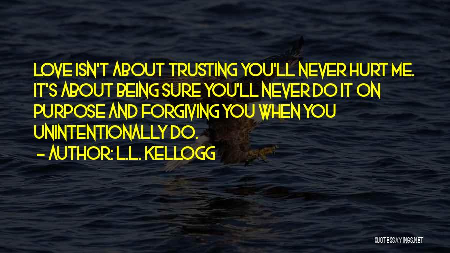 Trusting Someone Who Has Hurt You Quotes By L.L. Kellogg