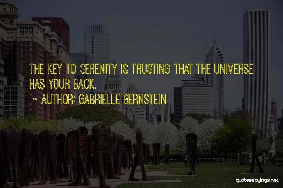 Trusting The Universe Quotes By Gabrielle Bernstein