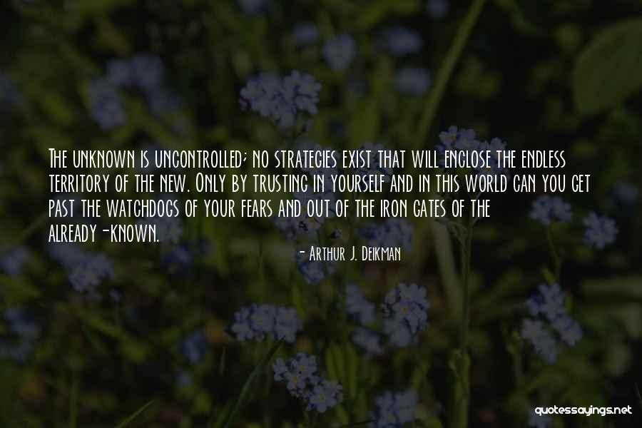 Trusting The Unknown Quotes By Arthur J. Deikman Trusting The Unknown Quotes By Arthur J. Deikman