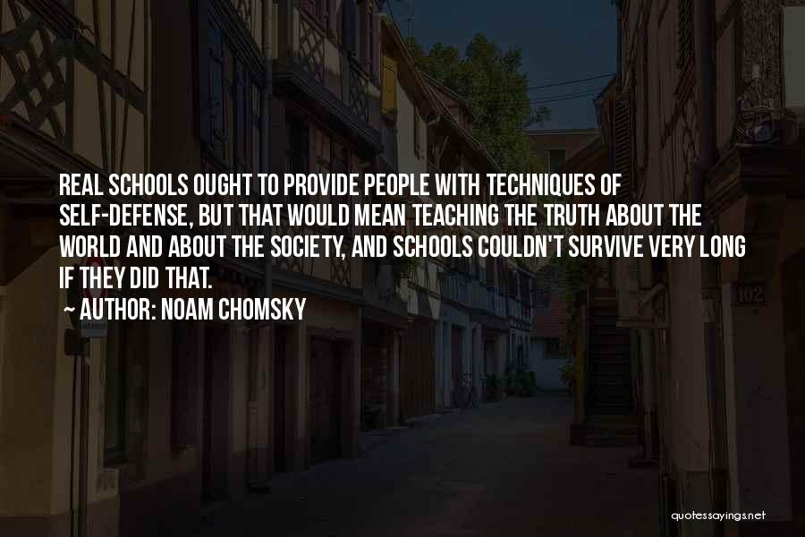 Truth About Society Quotes By Noam Chomsky