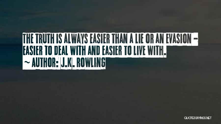 Truth And Lying Quotes By J.K. Rowling