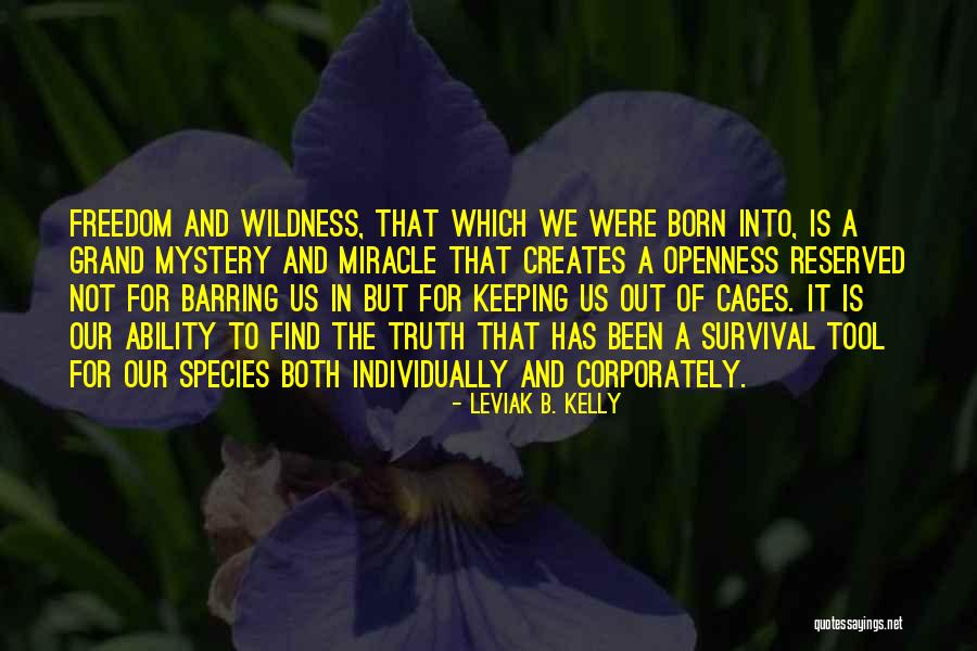 Truth And Openness Quotes By Leviak B. Kelly Truth And Openness Quotes By Leviak B. Kelly