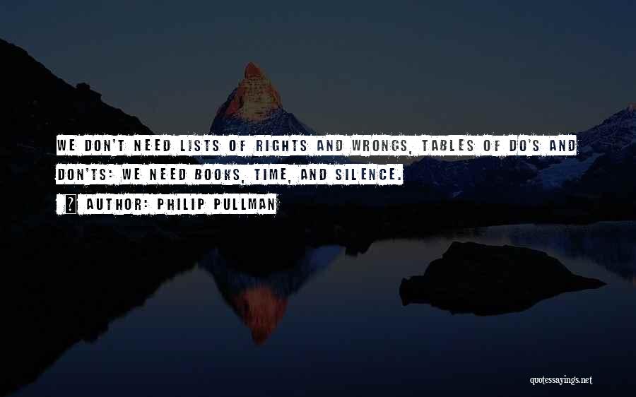 Truth And Silence Quotes By Philip Pullman