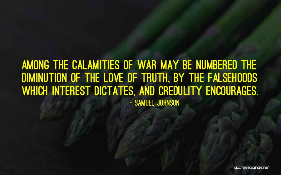 Truth And War Quotes By Samuel Johnson Truth And War Quotes By Samuel Johnson