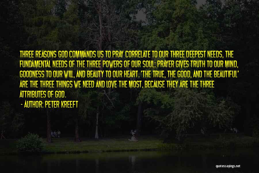 Truth Beauty Goodness Quotes By Peter Kreeft