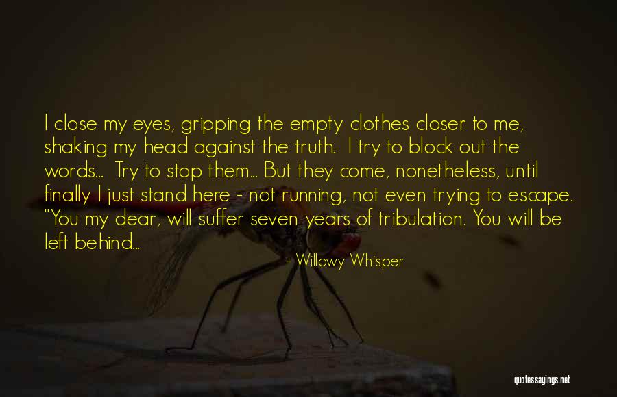 Truth Behind Eyes Quotes By Willowy Whisper